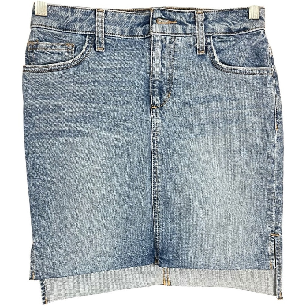 Joe’s Jeans High Rise Mini Jean Skirt Light Blue